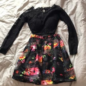 Sequin Hearts Two Piece Homecoming Dress